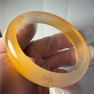 Elegant Yellow Bangle Bracelet